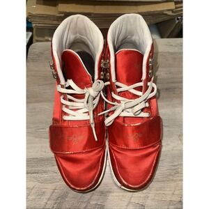 Reactive Recreation Red Shoes‎ Used Needs Work Size 9.5 L
